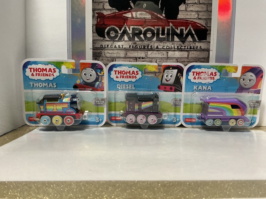 THOMAS & FRIENDS - Rainbow/Metal Collection Set of 3 [Thomas, Kana, Diesel]