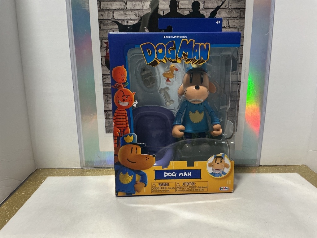 DREAMWORKS DOG-MAN W/ 4 ACCESSORIES