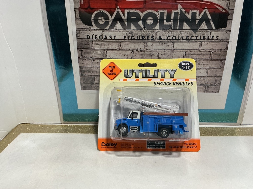 1/87 SCALE BOLEY - MEN AT WORK UTILITY DEPARTMENT ALTEC TRUCK #2