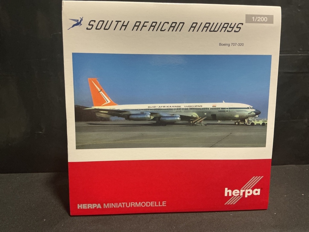 [100052] 1/200 HERPA SOUTH AFRICAN AIRWAYS  BOEING 707-320