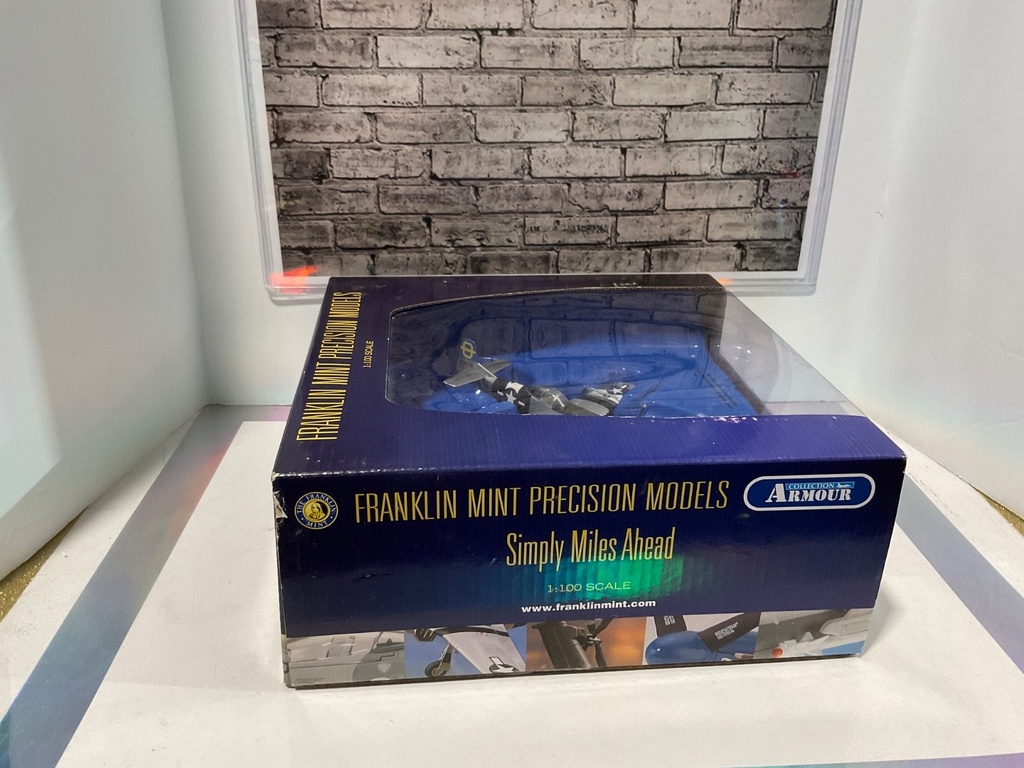 Franklin Mint P-51 Mustang 1:100 Armour+Precision Diecast WWII Fighter Plane~~