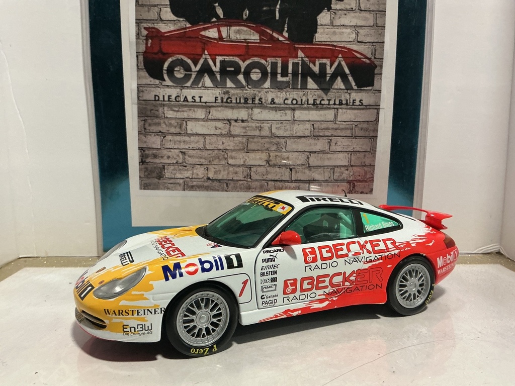1:18 SUNSTAR PORSCHE 911 GT3 BECKER RICHARD'S BURNS #1