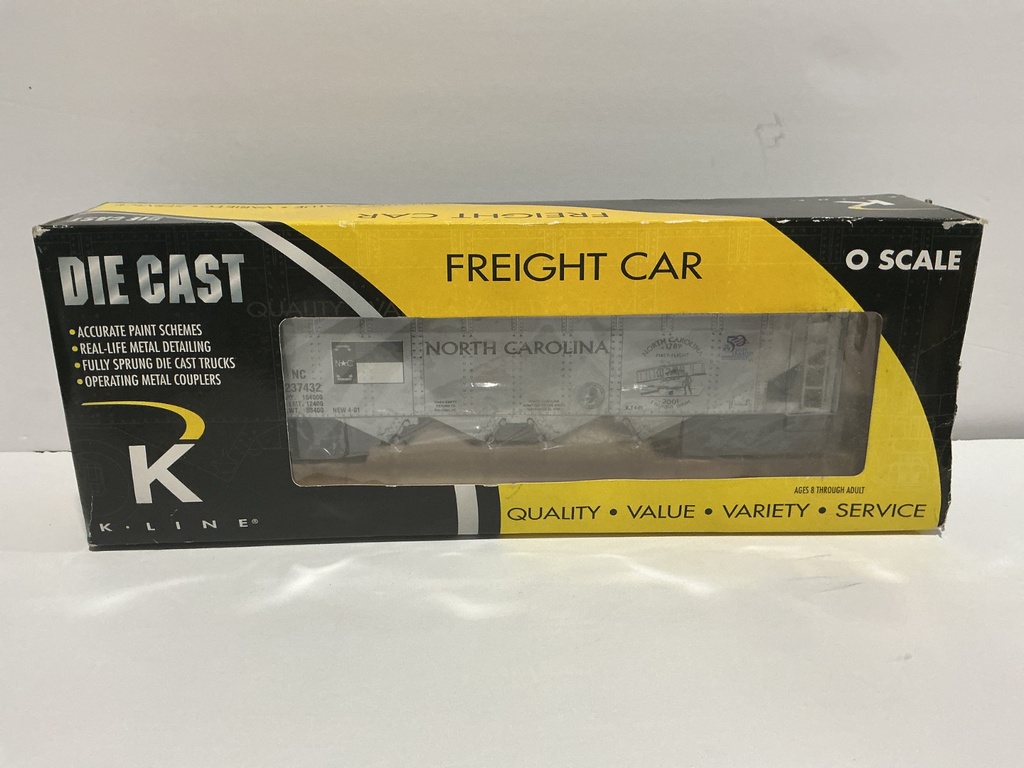 O 1/48 SCALE K LINE NC DIE CAST HOPPER BOX DAMAGED