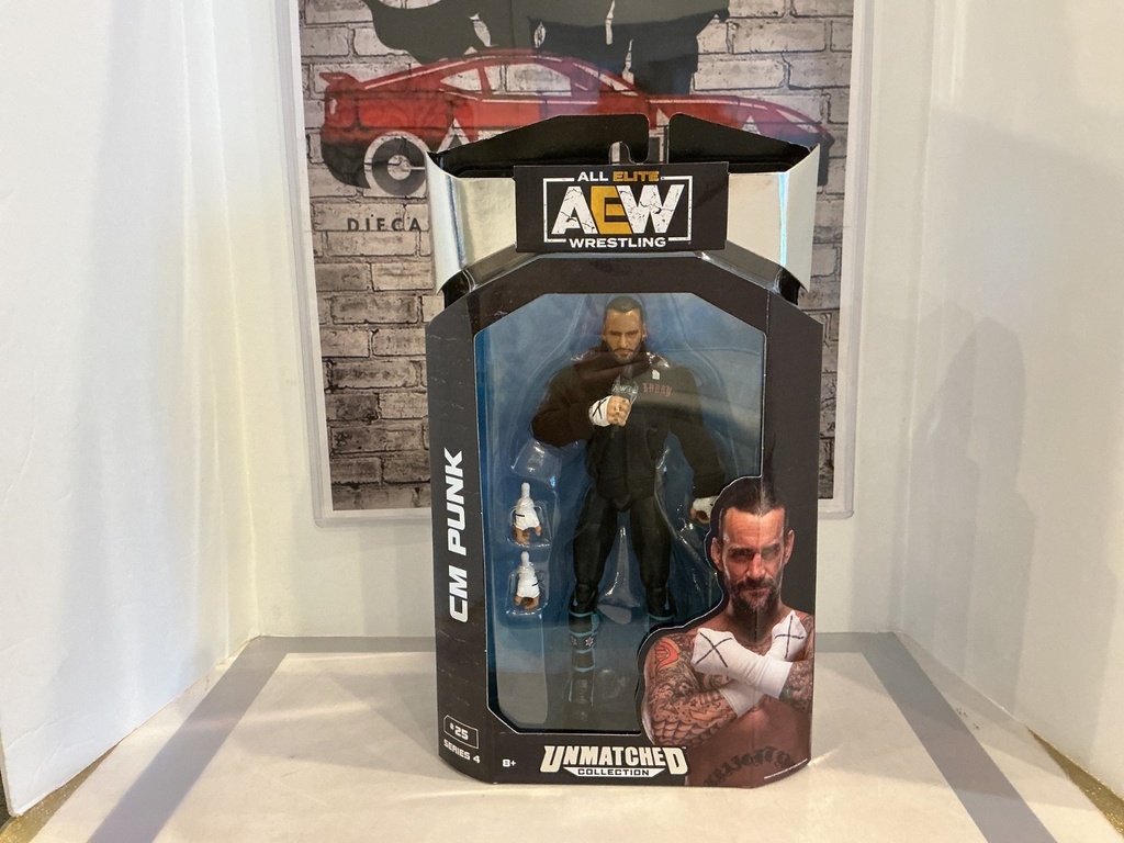 AEW CM PUNK-  #25 SERIES 4 UNMATCHED COLLECTION