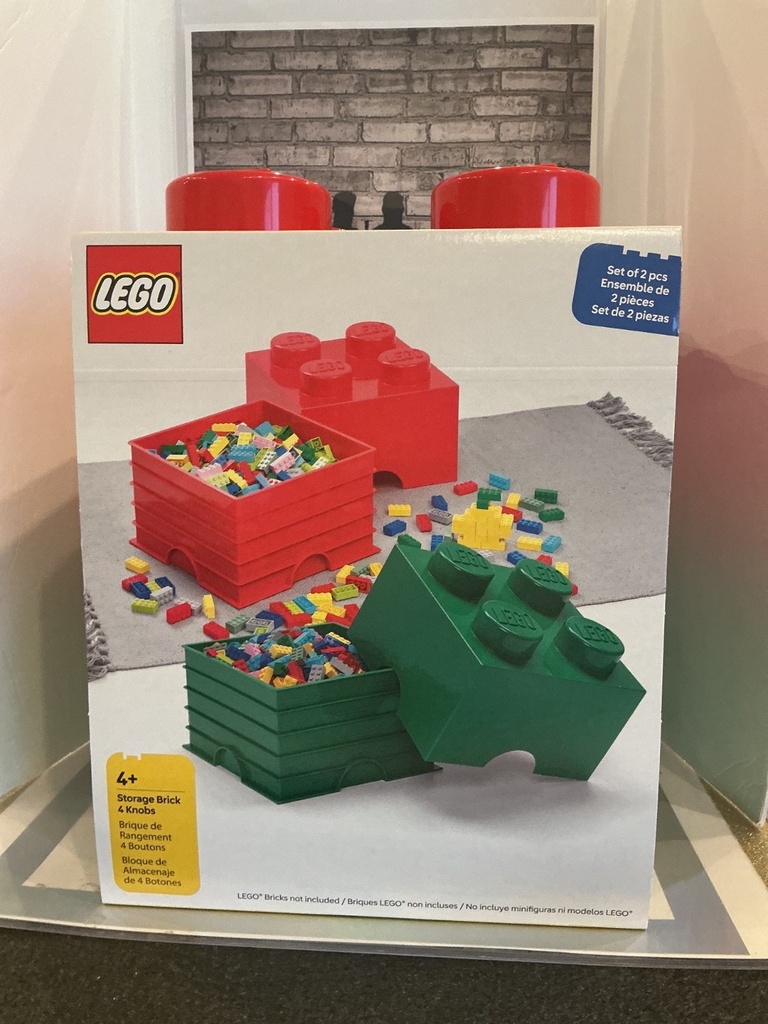Lego Storage Brick $ knobs 2 Pack