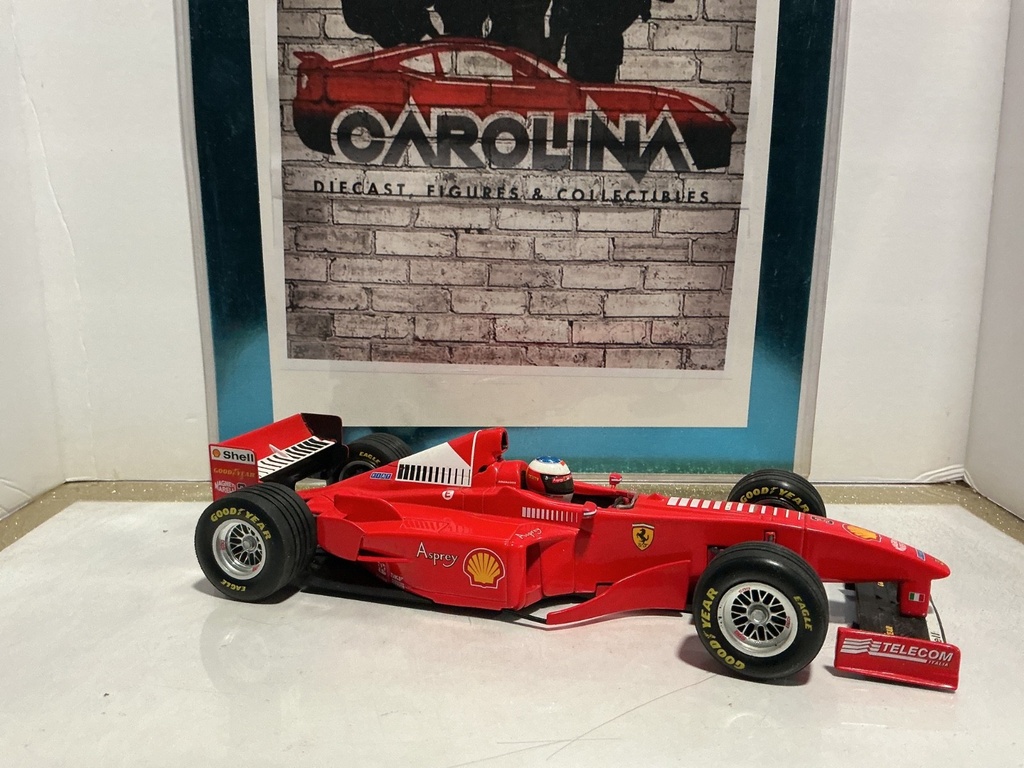 [117197.] 1:18 MINICHAMPS 1998 FERRARI F300 M. SCHUMACHER ASPREY #3 MISSING INTAKE SPOL