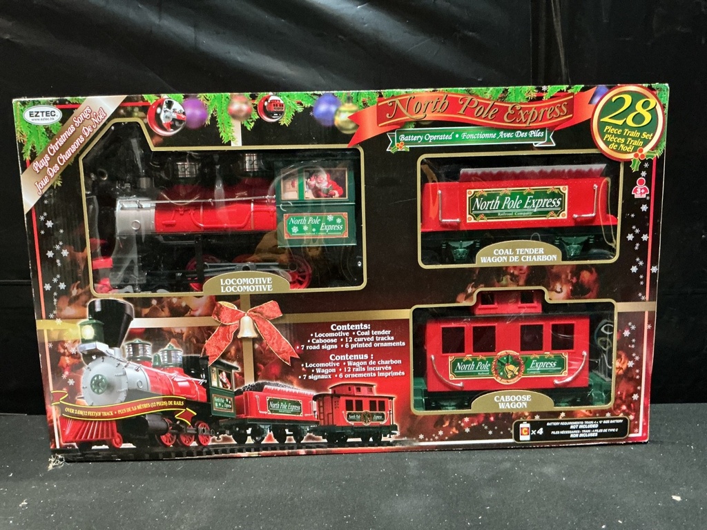 EZTEC - NORTH POLE EXPRESS 28 PIECE SET