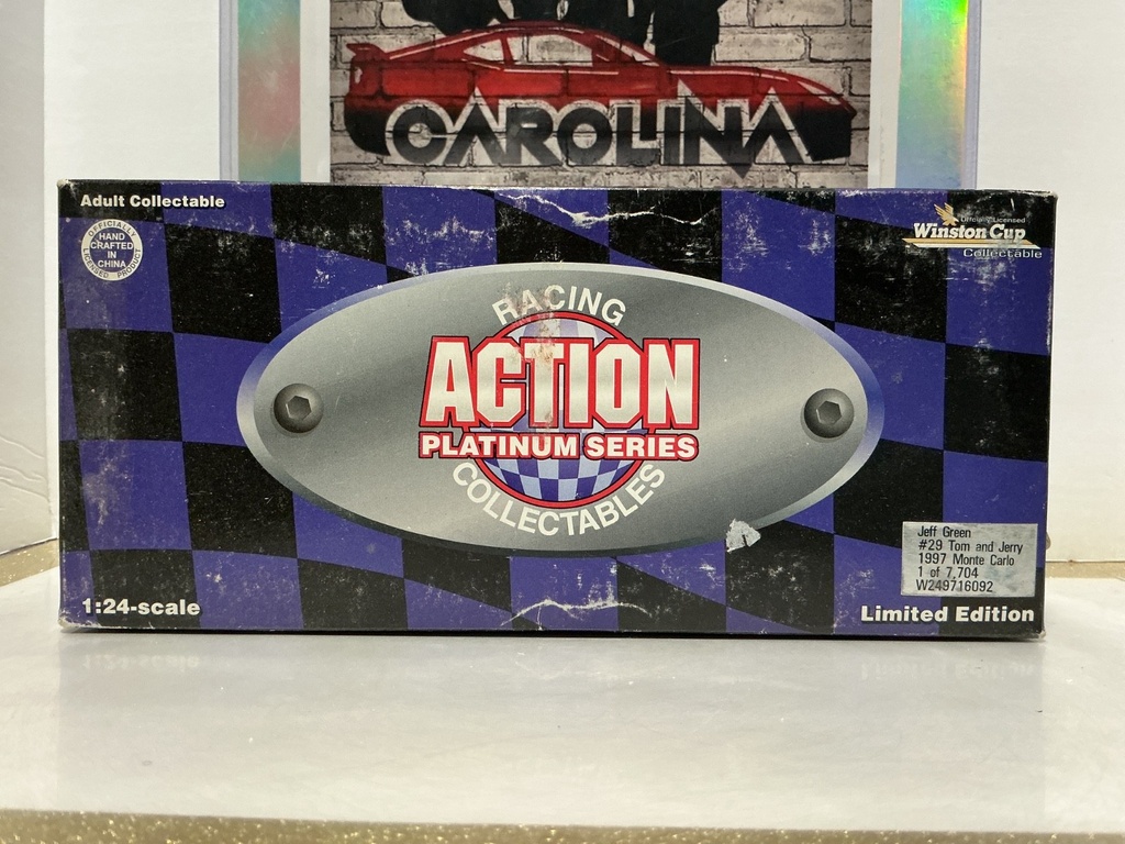 ACTION RACING PLATINUM SERIES - JEFF GREEN #29 TOM & JERRY 1997 MONTE CARLO