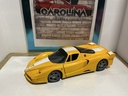 1:18 HOTWHEELS ELITE FERRARI FXX YELLOW ON BLACK