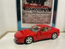 1:18 BURAGO ITALY 1992 FERRARI 465 GT RED ON TAN *DRIVER DOOR NEEDS ADJUSTMENT