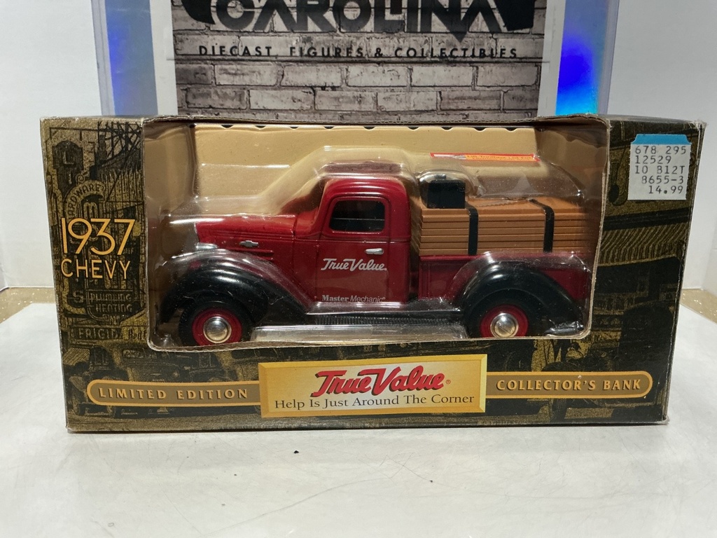 1/30 TRUE VALUE - 1937 Chevy LIMITED EDITION COLLECTOR’S BANK