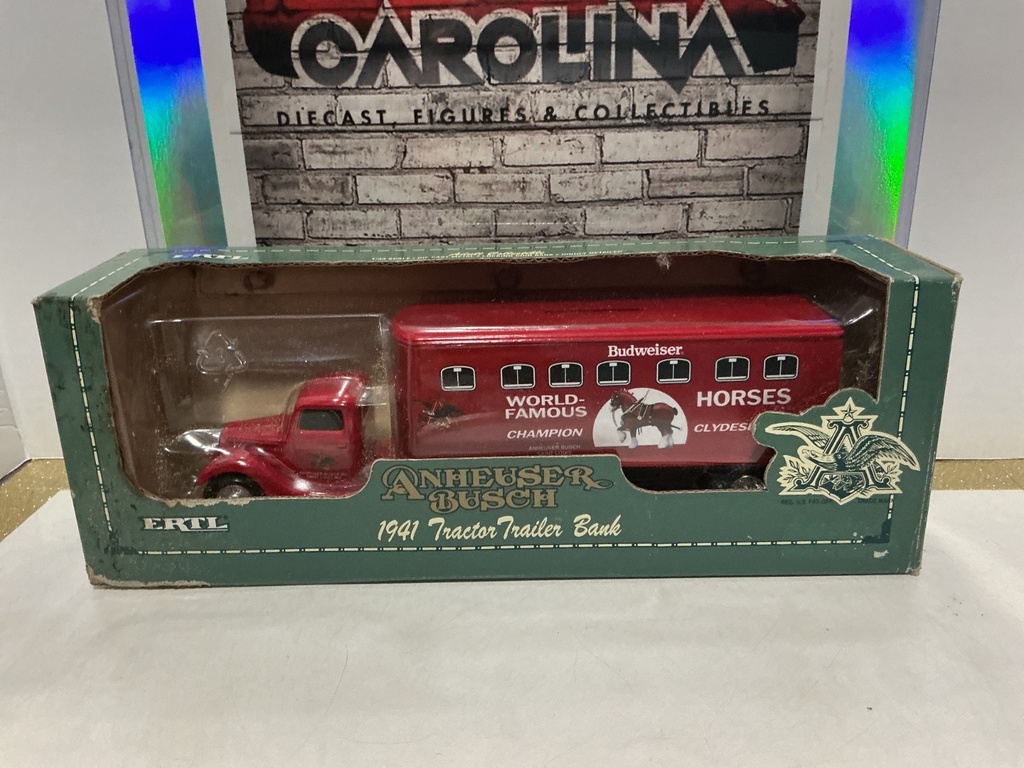 [103168] ERTL ANHEUSER BUSCH - 1941 TRACTOR TRAILER BANK