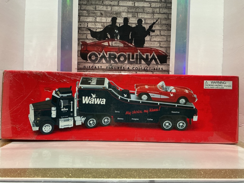 TAYLOR MADE TRUCKS WAWA CAR CARRIER TRUCK WITH LIGHTS [SEALED]