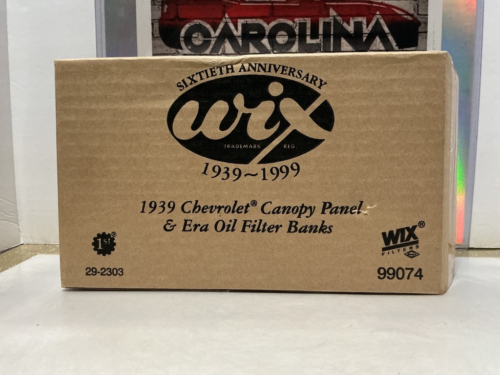 [103438] WIX FILTERS 60TH ANNIVERSARY 1939 CHEVROLET CANOPY PANEL & ERA OIL FILTER BANKS