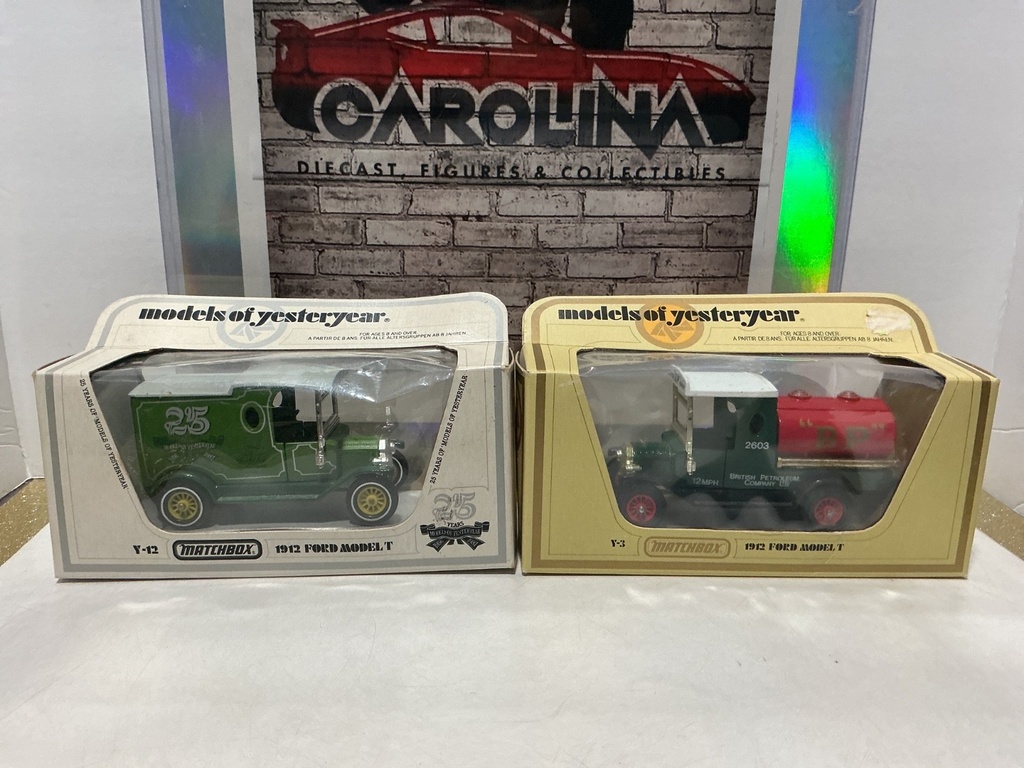 MATCHBOX - M.O.Y. Y-12/45 & Y-3 1912 FORD T