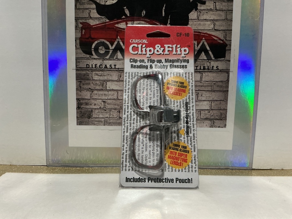 CARSON - CLIP&FLIP CF-10 MAGNIFYING GLASSES