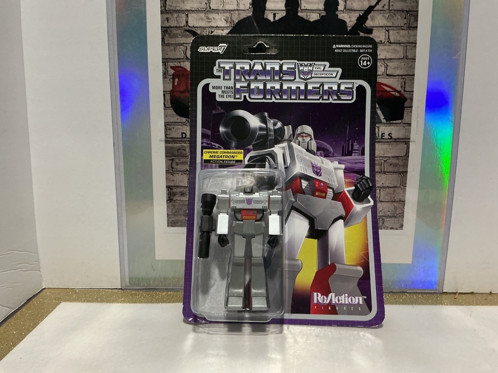 SUPER7 - [BENT CARD] TRANSFORMERS: CHROME COMMANDER MEGATRON