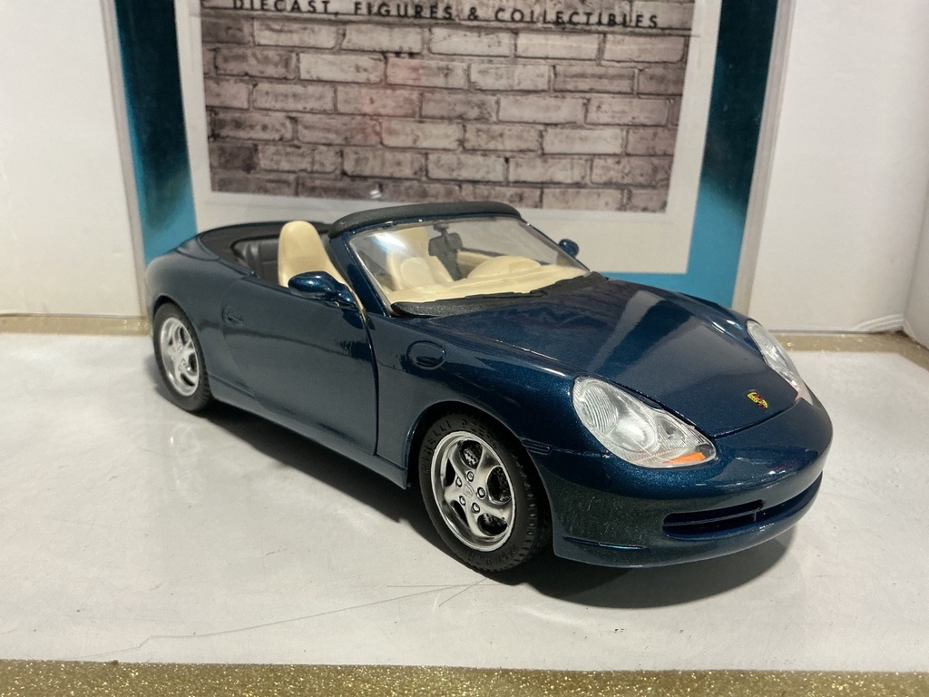 1:18 MIIRA 1998 PORSHE 911 BLUE ON TAN