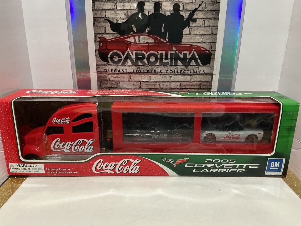 COCA-COLA 2005 CORVETTE CARRIER [BATTERY OPERATED LIGHTS, AND SOUNDS]