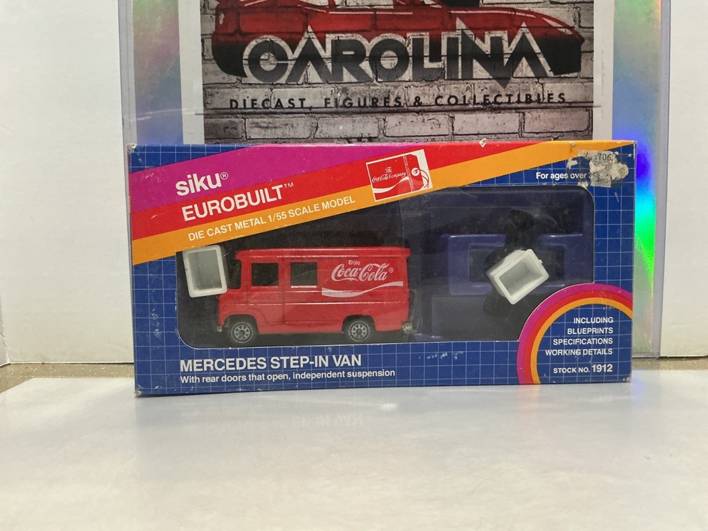 1/55 - SIKU EUROBUILT - MERCEDES STEP IN VAN [COCA-COLA] LOOSE PIECES