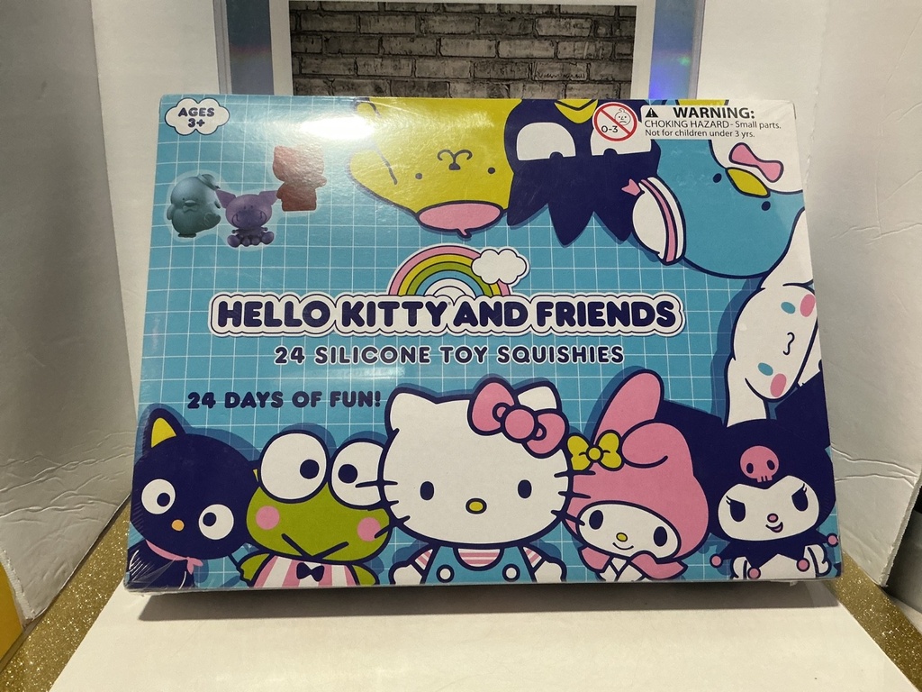 HELLO KITTY AND FRIENDS: 24 SILICONE TOY SQUISHES [24 DAYS OF FUN]