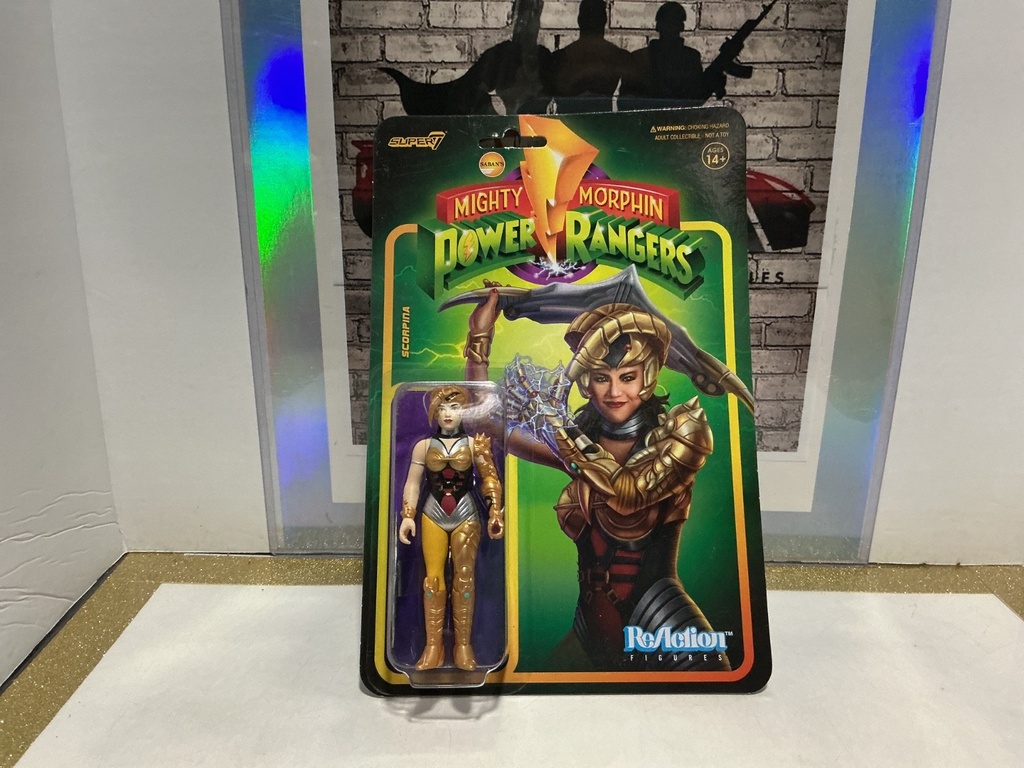 SUPER7 - MIGHTY MORPHIN POWER RANGERS “SCORPINA” RE-ACTION FIGURES