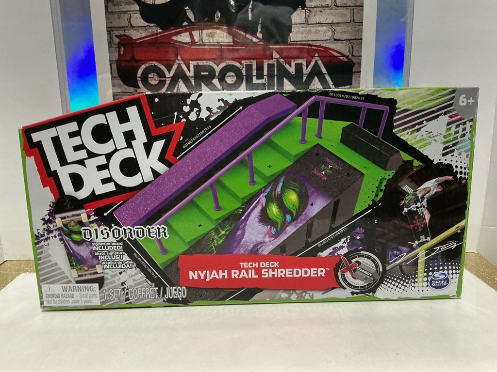 TECH DECK - NYJAH RAIL SHREDDER WITH DISORDER SKATEBOARD