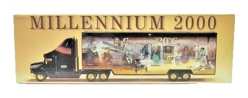 [110004] Millennium 2000 Semi Tractor w/ Trailer Commemorating 20th Century Lights Sound