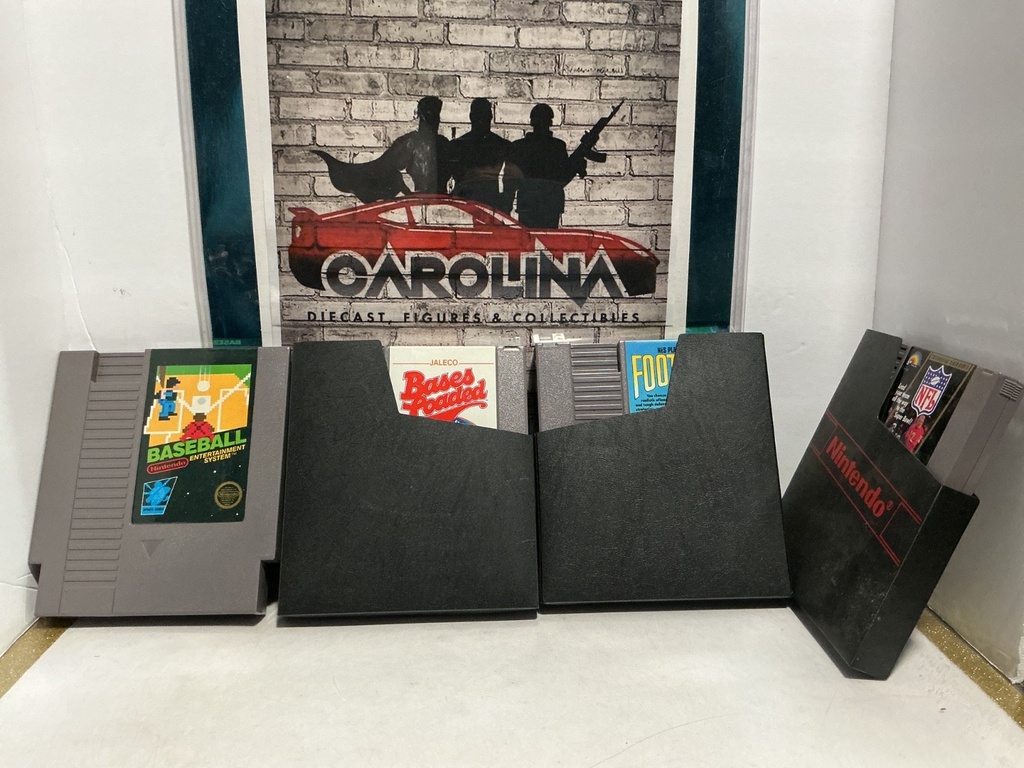 NINTENDO 4 PIECE SET OF SPORT NES SYSTEM CARTRIDGES