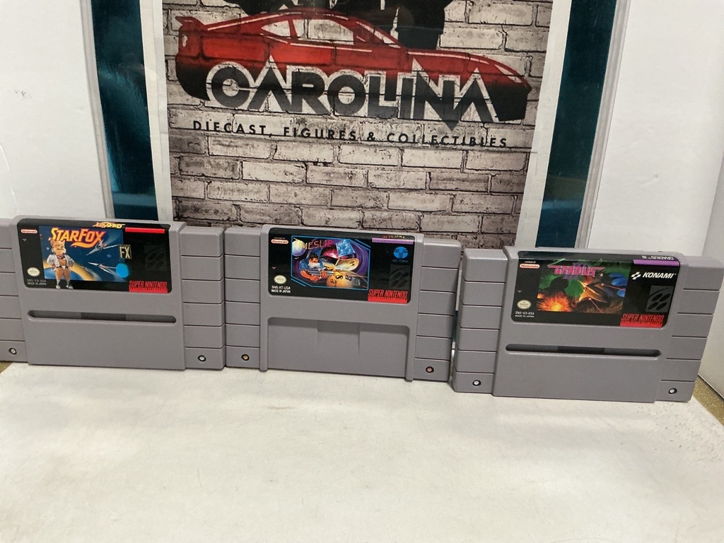 [110135] NINTENDO 3 PIECE SET OF SNES SYSTEM CARTRIDGES
