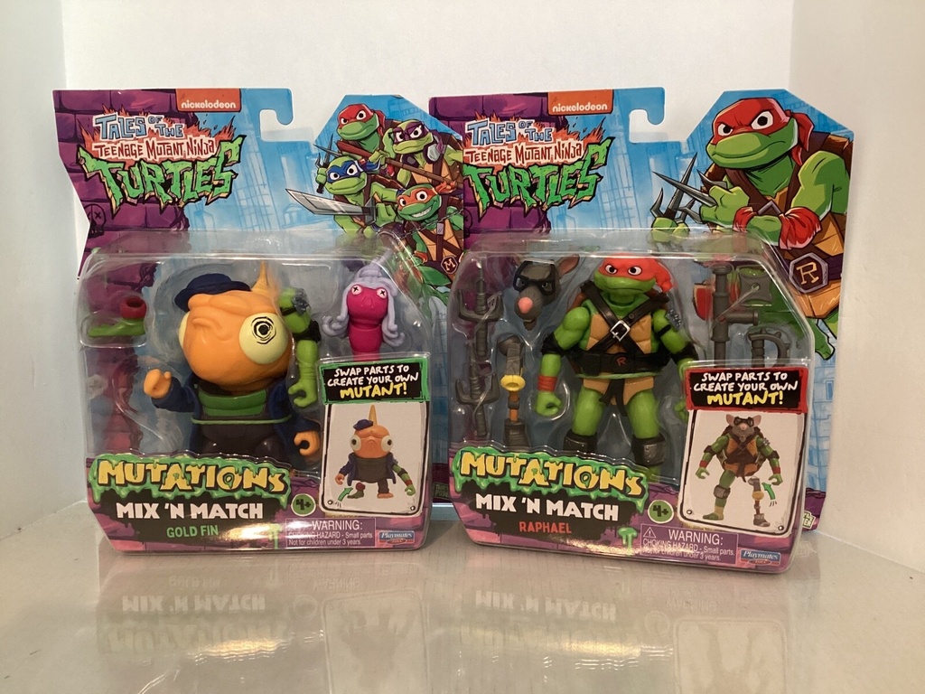 [IF_046A5FA7] Tales of the TMNT Mutations Mix 'N Match Set of 12 (SEE PHOTOS)
