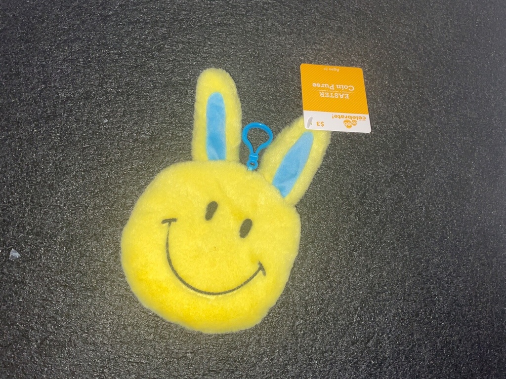Wat to celebrate yellow and blue bunny coin purse