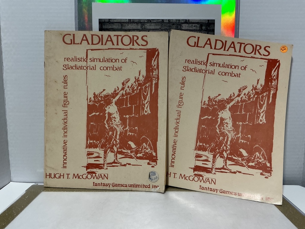 GLADIATORS SET OF 2 - REALISTIC SIMULATION OF GLADIATORIAL COMBAT FANTASY GAMES