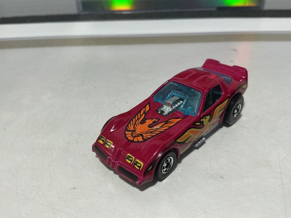 1/64 HOTWHEELS MATTEL 1977 PONTIAC TRANS AM FIREBIRD FUNNY CAR - HONG KONG MINT