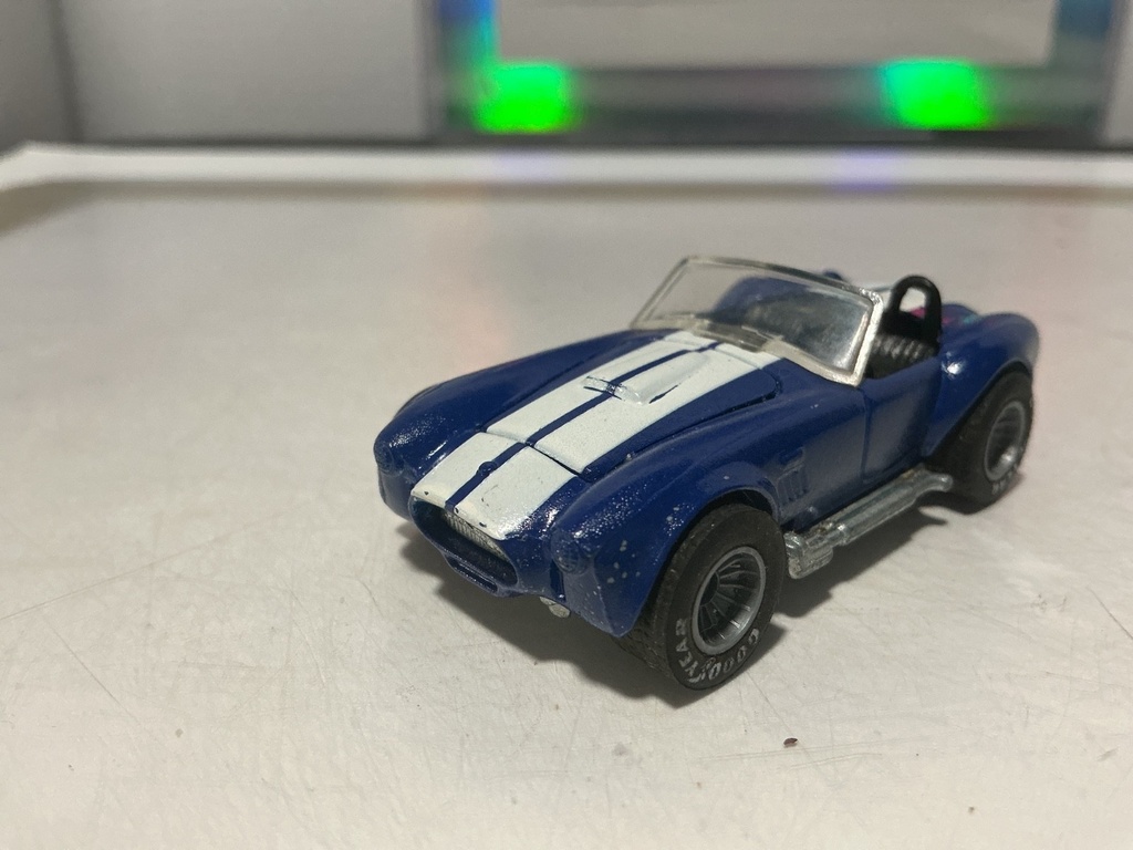 1/64 HOT WHEELS REAL RIDERS CLASSIC COBRA - 1983 MADE IN HONG KONG