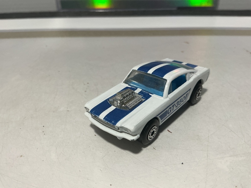 1/64 MATCHBOX LESNEY - SUPERFAST MUSTANG GT-350 1970 - HONG KONG NEAR MINT