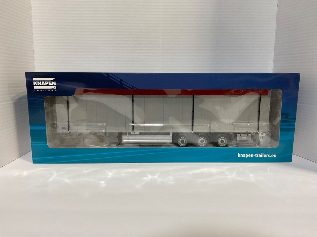 [111803] 1/32 MARGE MODLES KNAPEN  TRAILER ANTHRACITE COVERED TRAILER RED COVER #7
