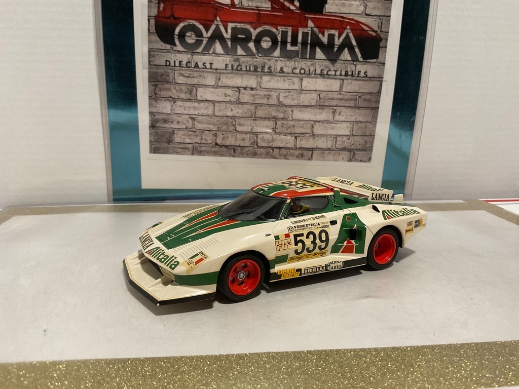 1:24 TAMIYA LANCIA STRATOS TURBO ALITALIA #539 MOTORIZED KIT CAR *NO MIRRORS*