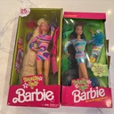 1991 NRFB Totally Hair BLOND & BrunetteBarbie Mattel NEW w DEP GEL
