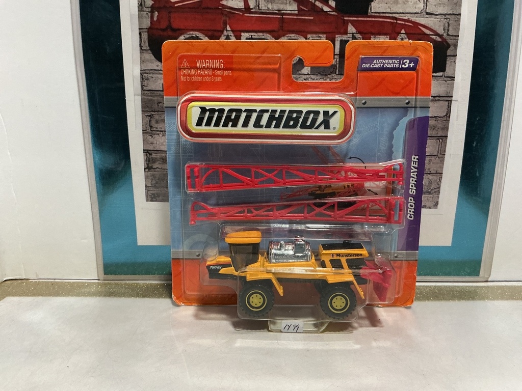 [009252] 1/64 SCALE - MATCHBOX CROP SPRAYER 760EX MUNSTERSON