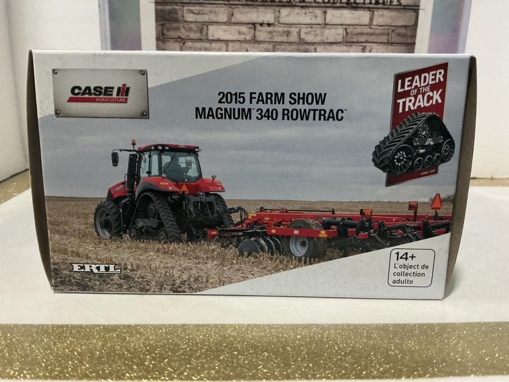 [009124] 1/64 ERTL CASE III - LEADER OF THE TRACK/2015 FARM SHOW MAGNUM 340 ROWTRAC