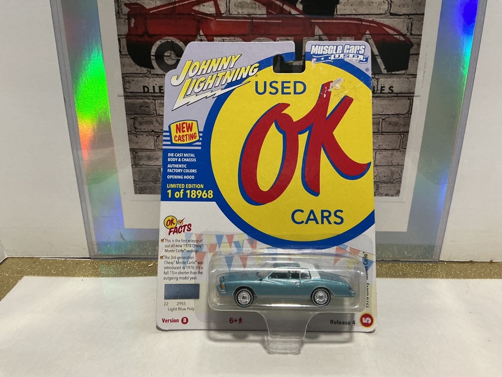 [103700] 1/64 JOHNNY LIGHTNING - USED OKAY CARS - 1978 CHEVY MONTE CARLO