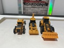 1:64 ERTL - JOHN DEERE MOTORGRADER, FRONT END LOADER & BACKHOE