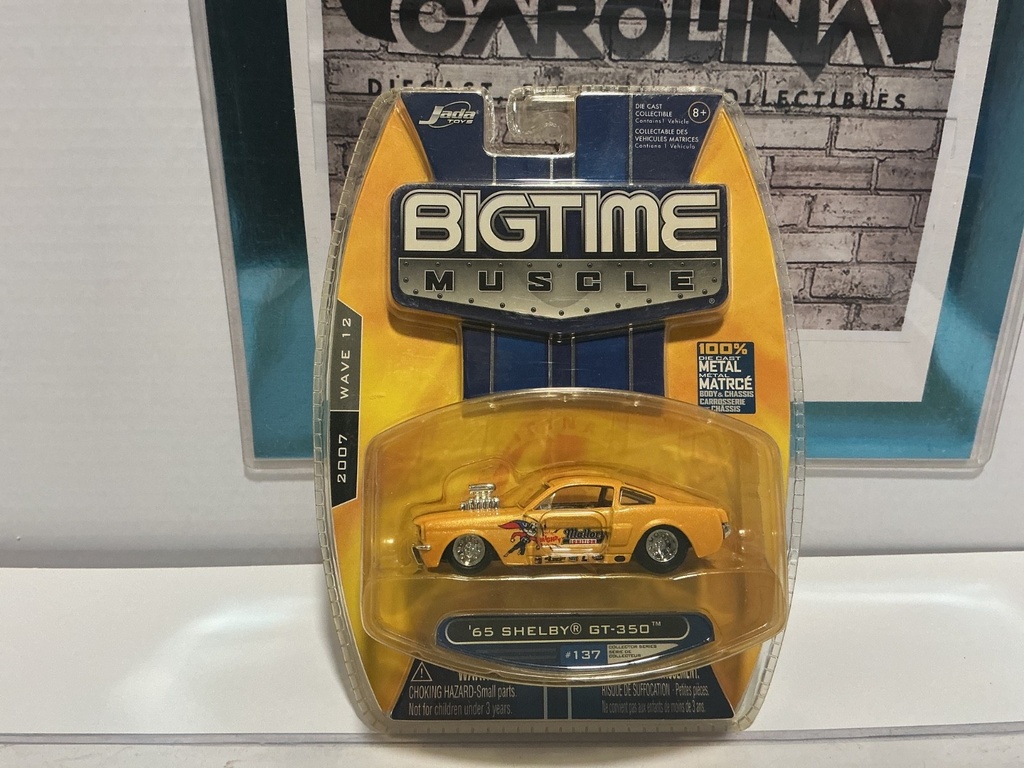 1/64 JADA TOYS BIG TIME MUSCLE ‘65 SHELBY GT-350 #137