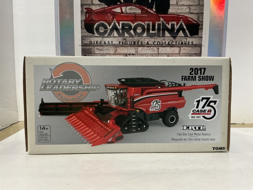 1/64 2017 FARM SHOW [ERTL/CASE III] AXIAL FLOW [HOLE PUNCTURE ON BOX]