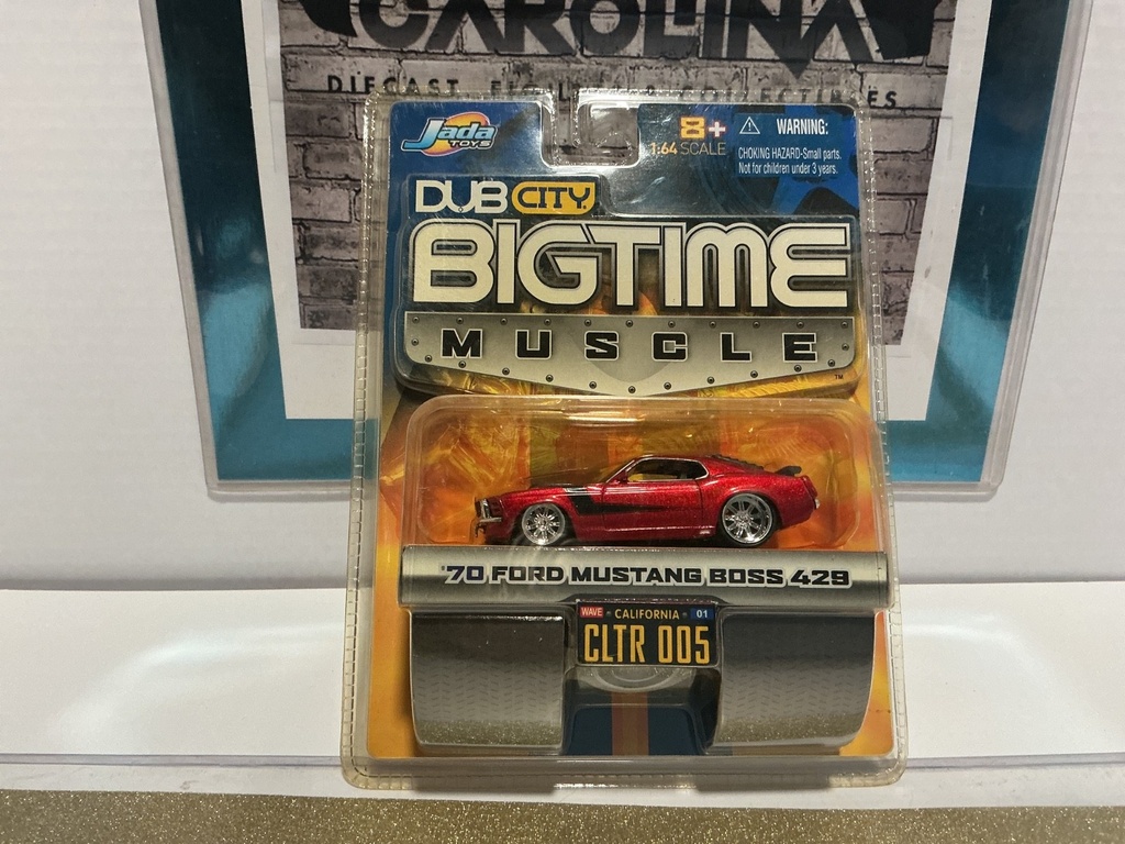 [007751] 1/64 JADA TOYS DUB CITY / BIG TIME MUSCLES ‘70 FORD MUSTANG BOSS 429 RED