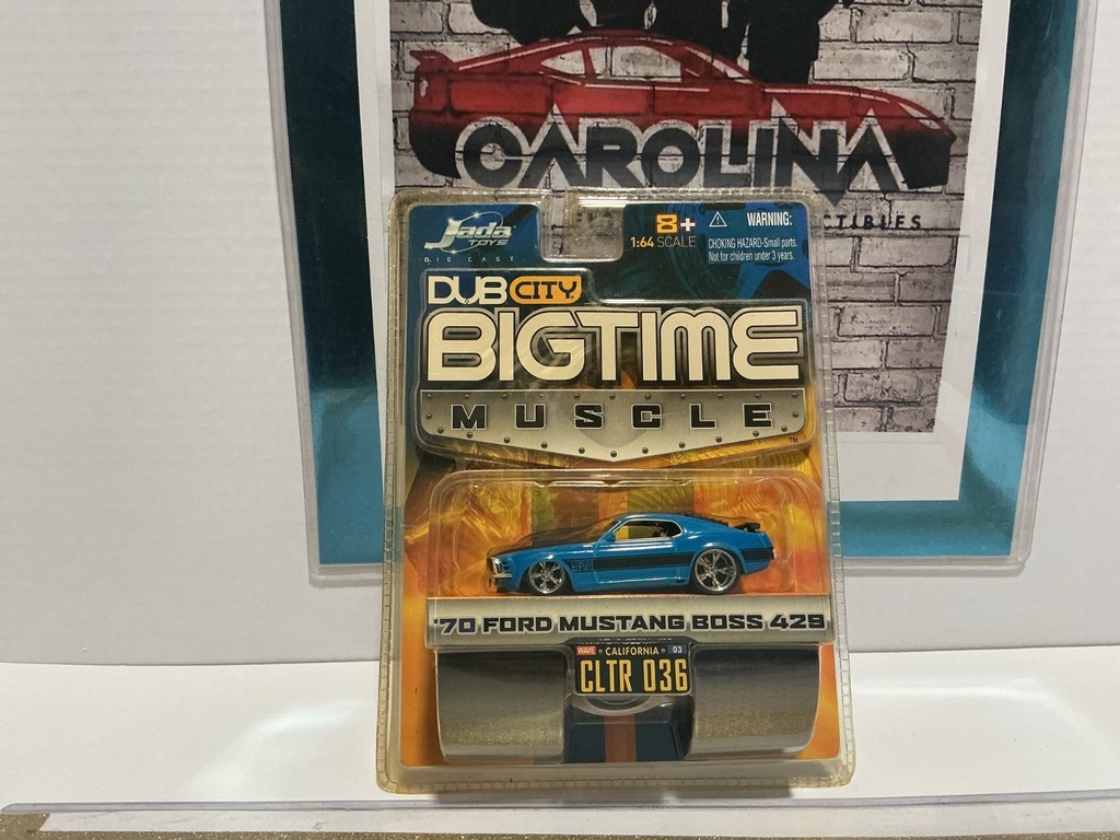 1/64 JADA TOYS BIG TIME MUSCLE / DUB CITY ‘70 FORD MUSTANG BOSS 429
