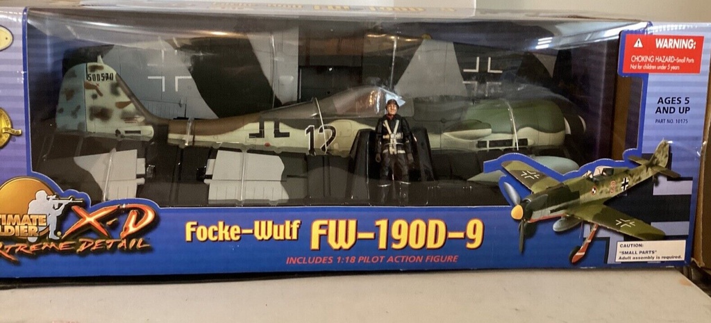 Ultimate Soldier 1/18 German Focke Wulf FW190D-9 Rare