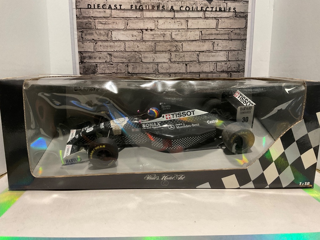 1:18 MINICHAMPS 30 SAUBER MERCEDES C13 H.H. FRENTZEN  BOX DAMAGED