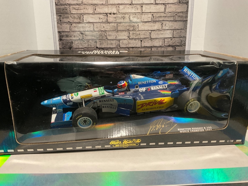 1:18 Minichamps MICHAEL SCHUMACHER BENNETTON RENAULT B195 WORLD CHAMPION 1995